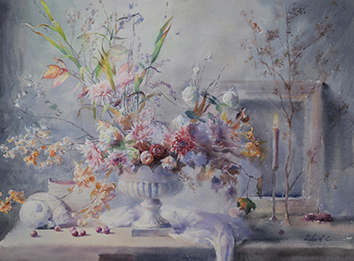 15. Flower's Whisper No.11, 2022, 纸面水彩, 55 x 75 cm
