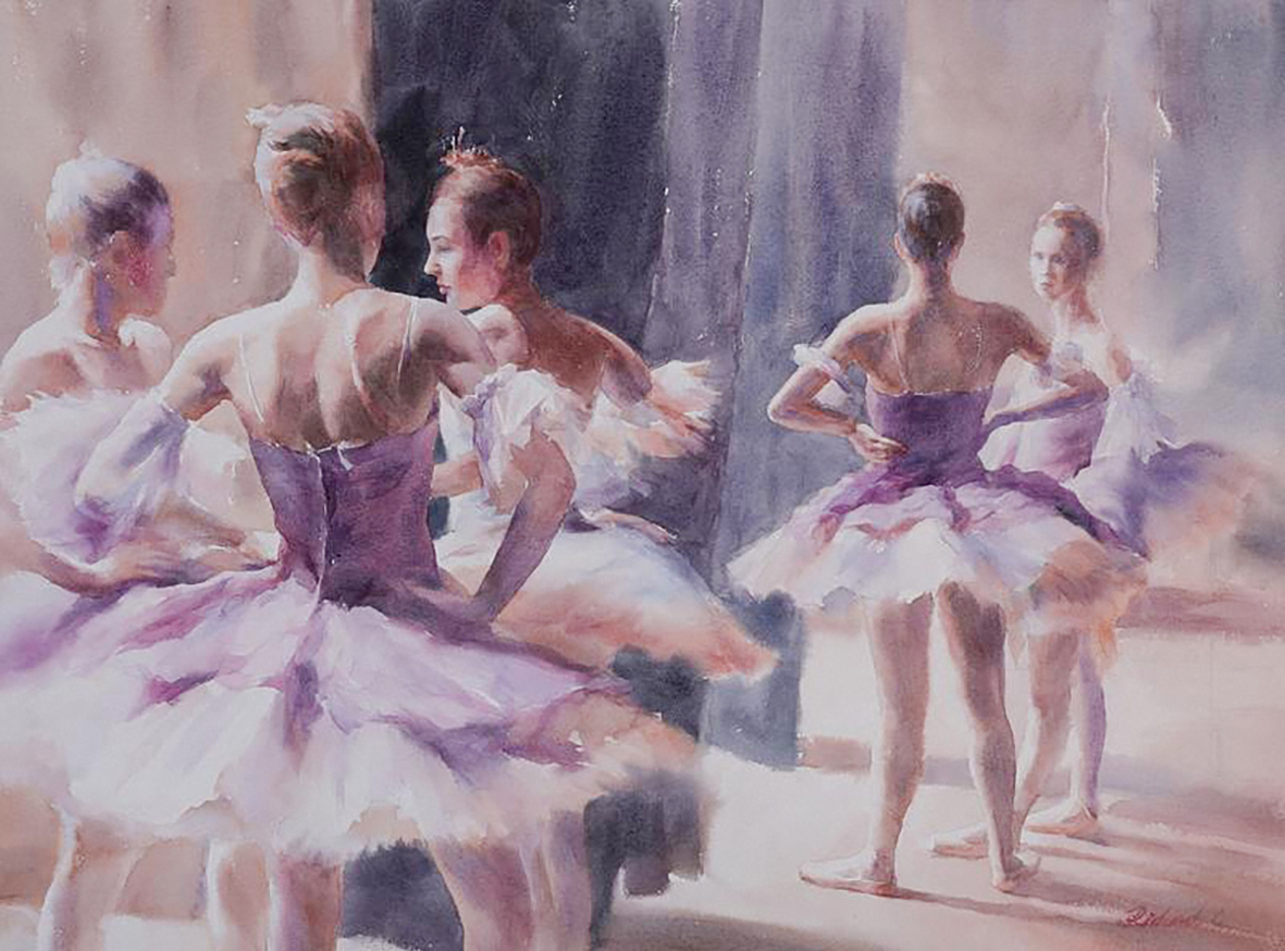 6. Memory of Ballet No.2, 2021, 纸面水彩, 55 x 75 cm